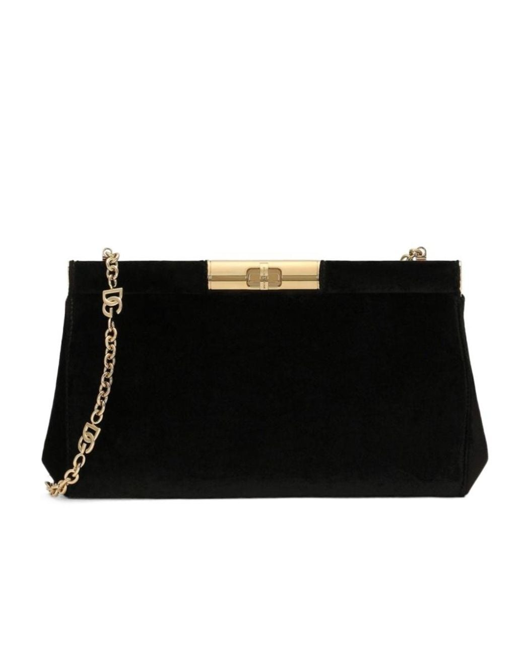 Dolce & Gabbana Black Marlene Medium Shoulder Bag