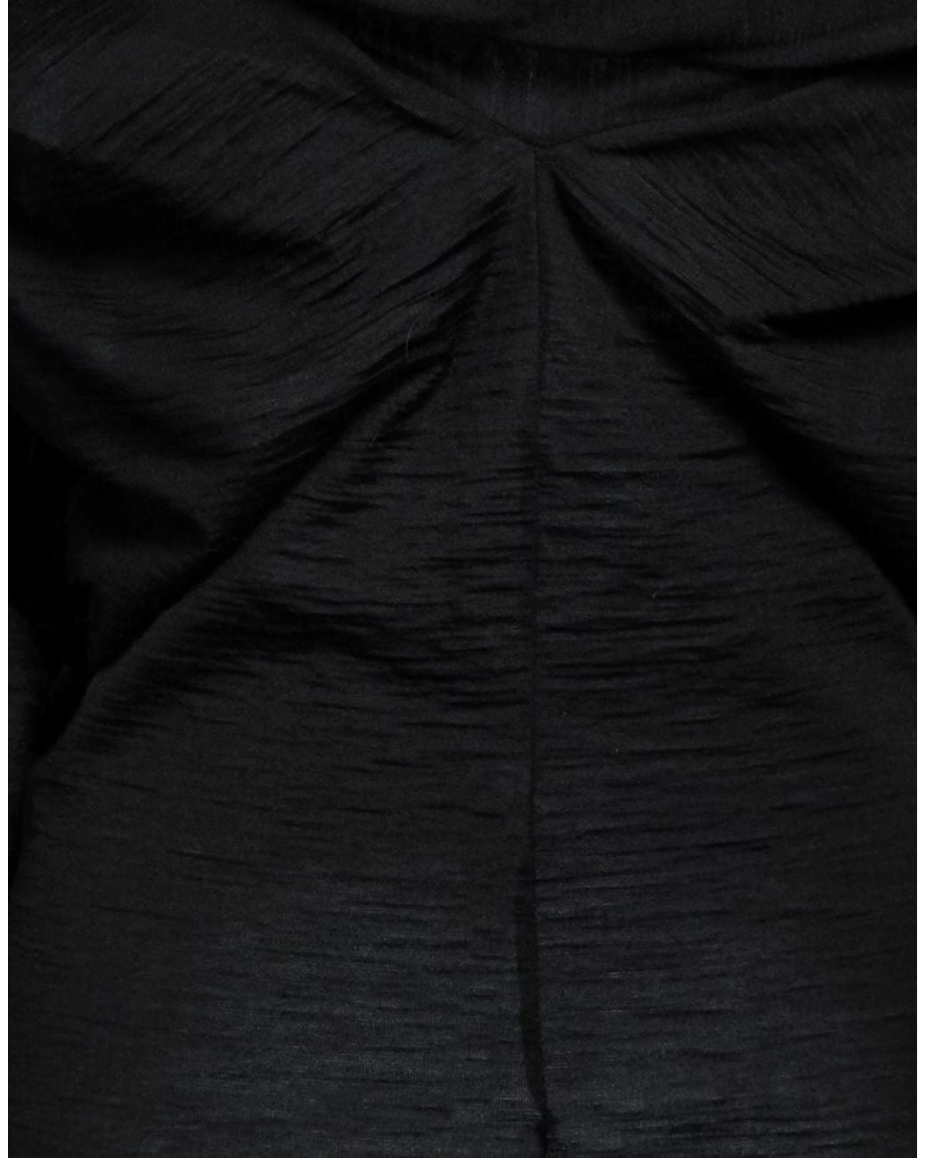 MM6 by Maison Margiela Black Solid Color Tops