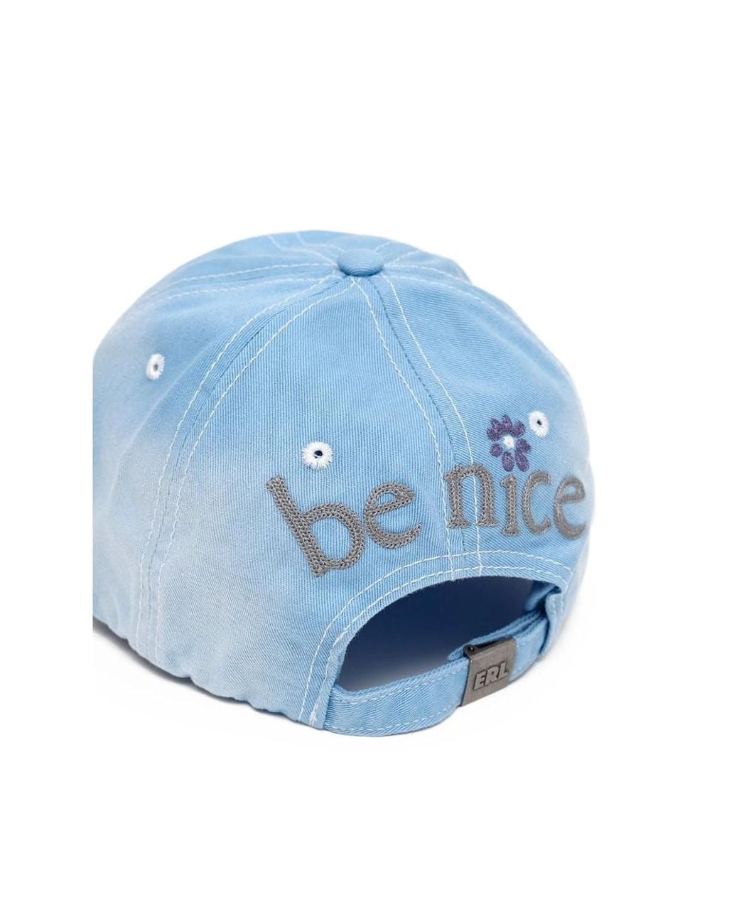 ERL Blue Venice Embroidered Hat for men