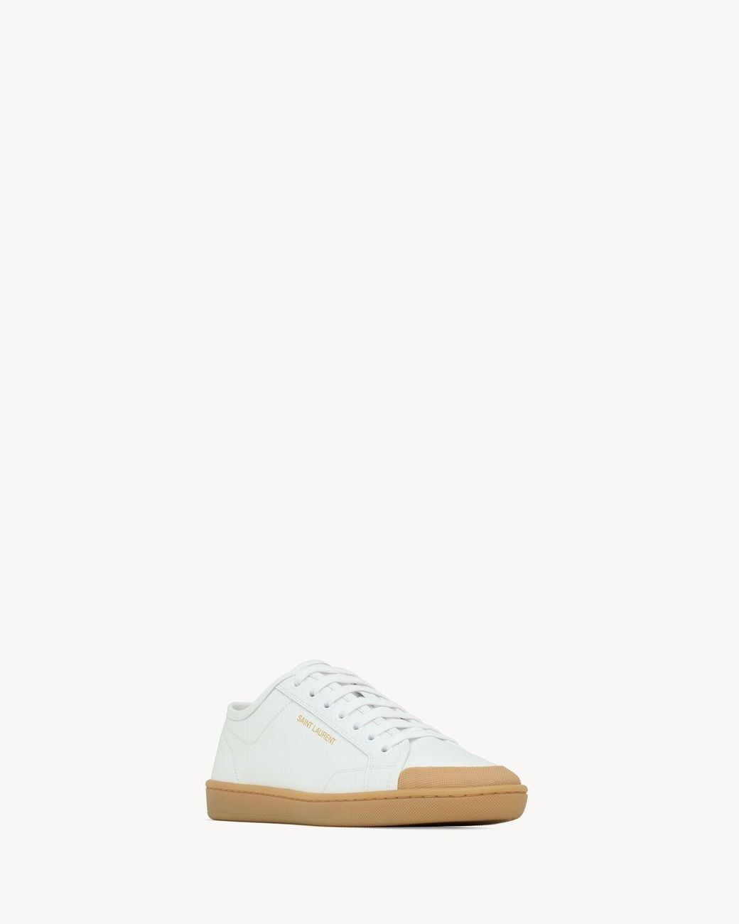 Saint Laurent White Gym Sneakers