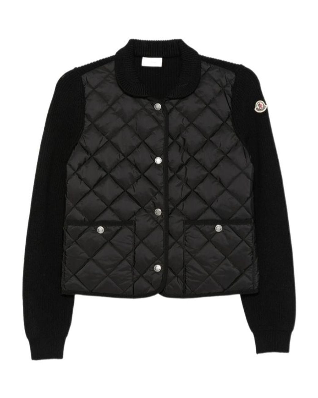 Moncler Black Long-Sleeve Cardigan