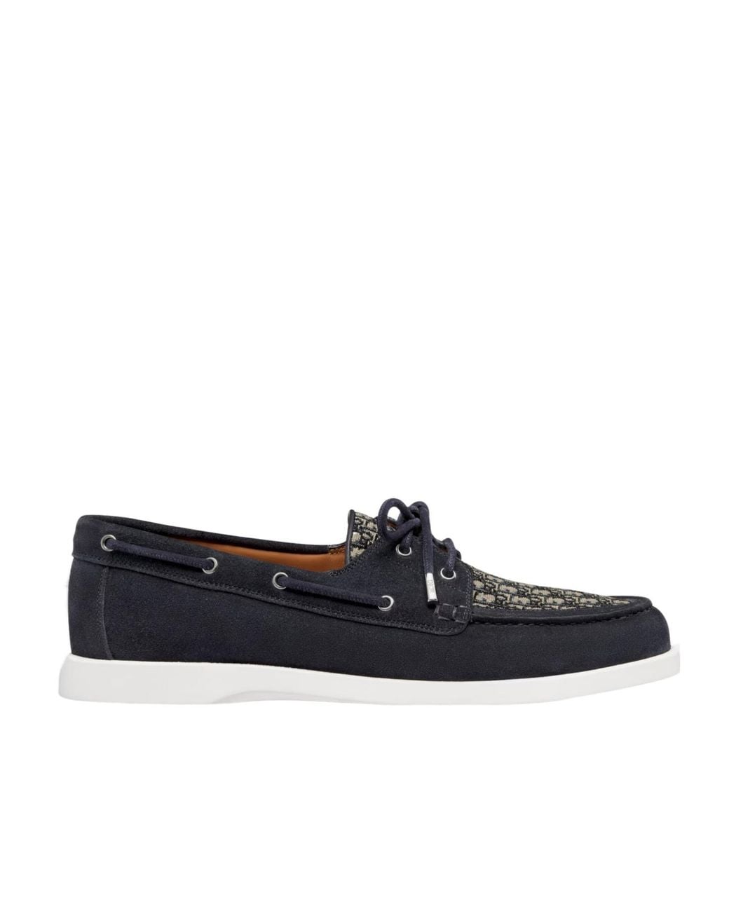 Dior Blue Granville Boat Shoe for men