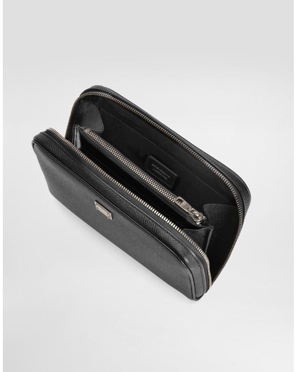Dolce & Gabbana Black Sicily Clutch Bag for men