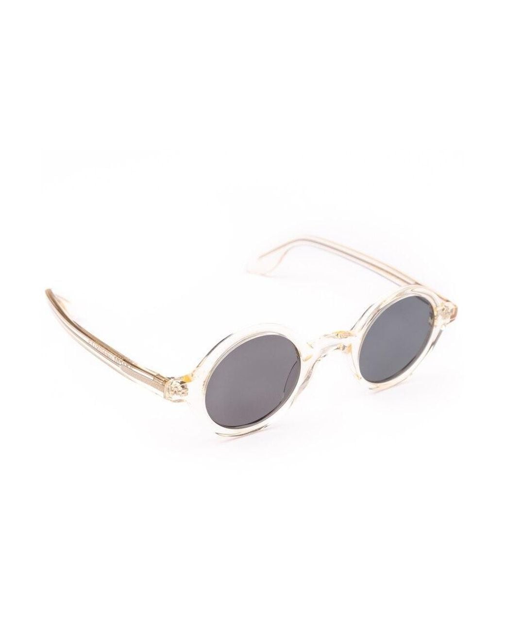 Moscot White Zolman Tinted Sunglasses for men