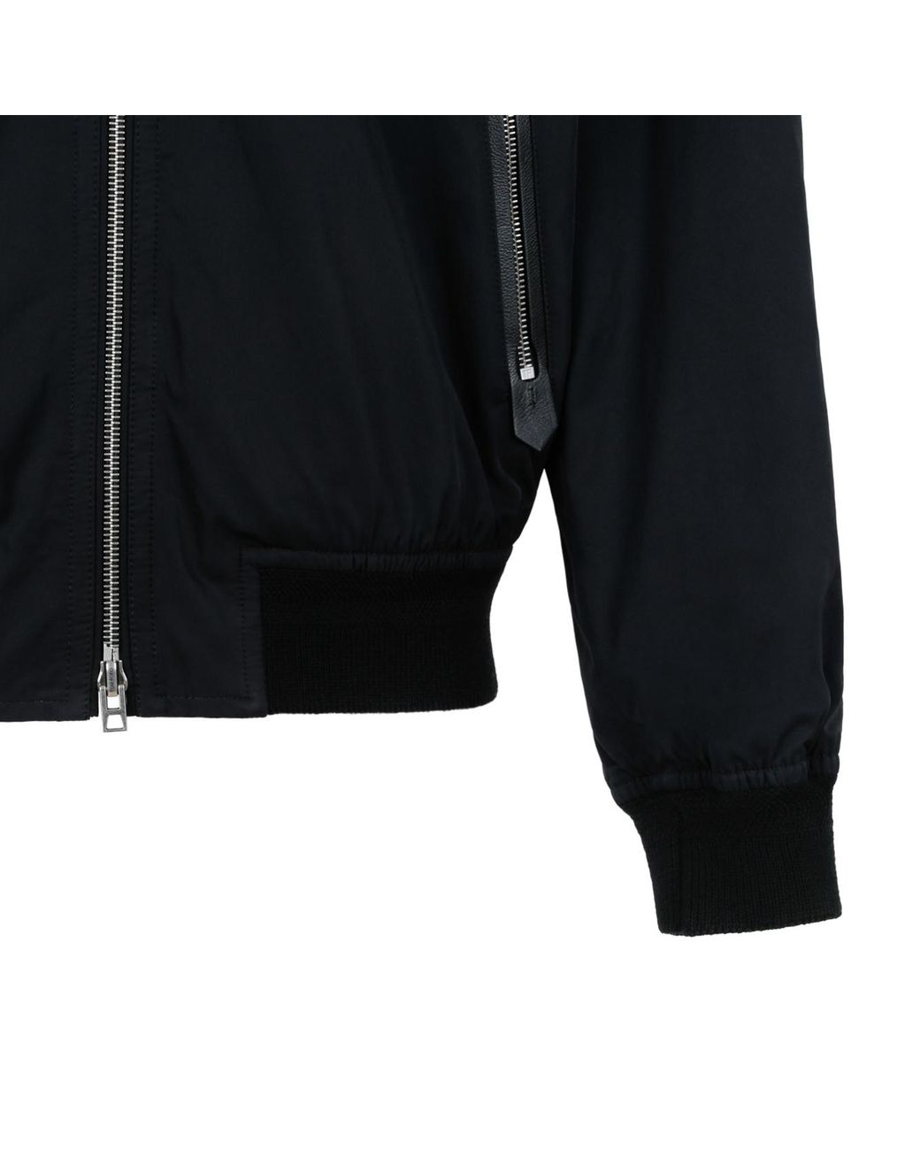 Tom Ford Black High Neck Zip-Up Jacket for men
