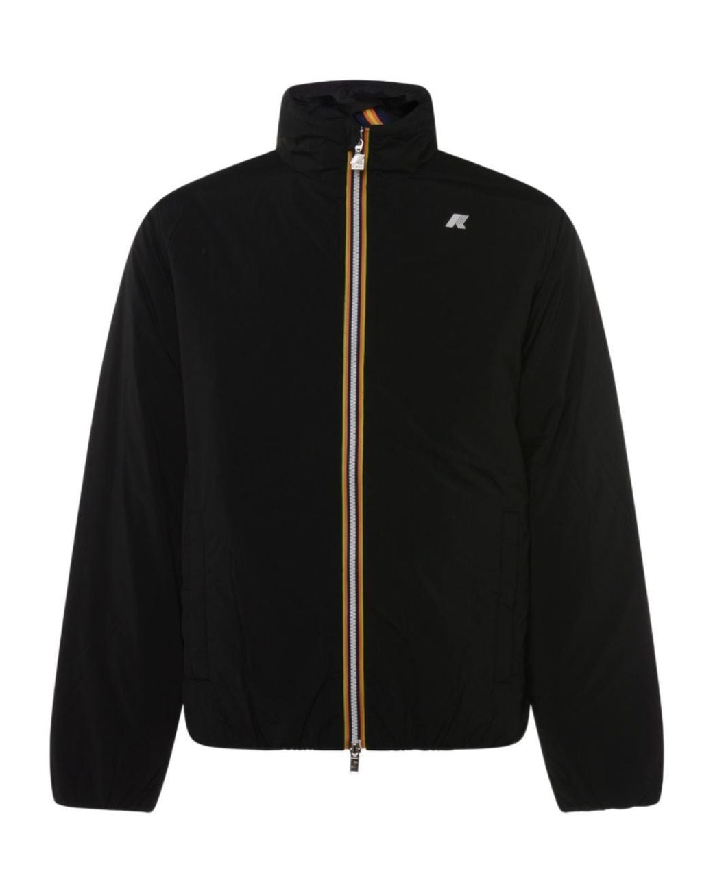 K-Way Black Zip-Up Padded Jacket for men