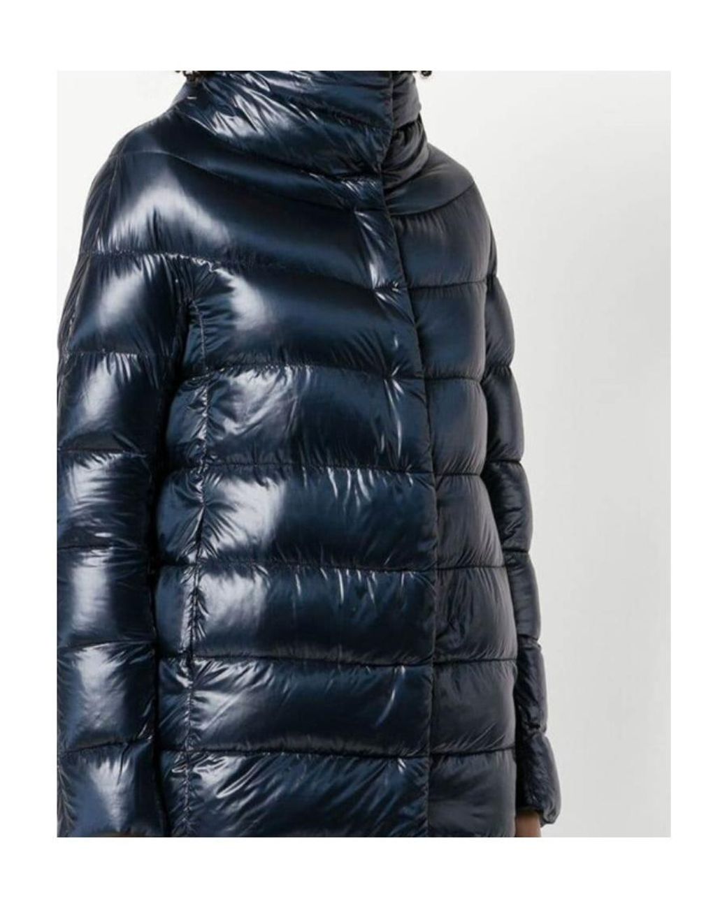 Herno Blue Feather Down Puffer Jacket