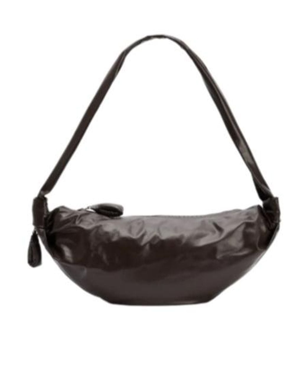 Lemaire Metallic Soft Croissant Shoulder Bag