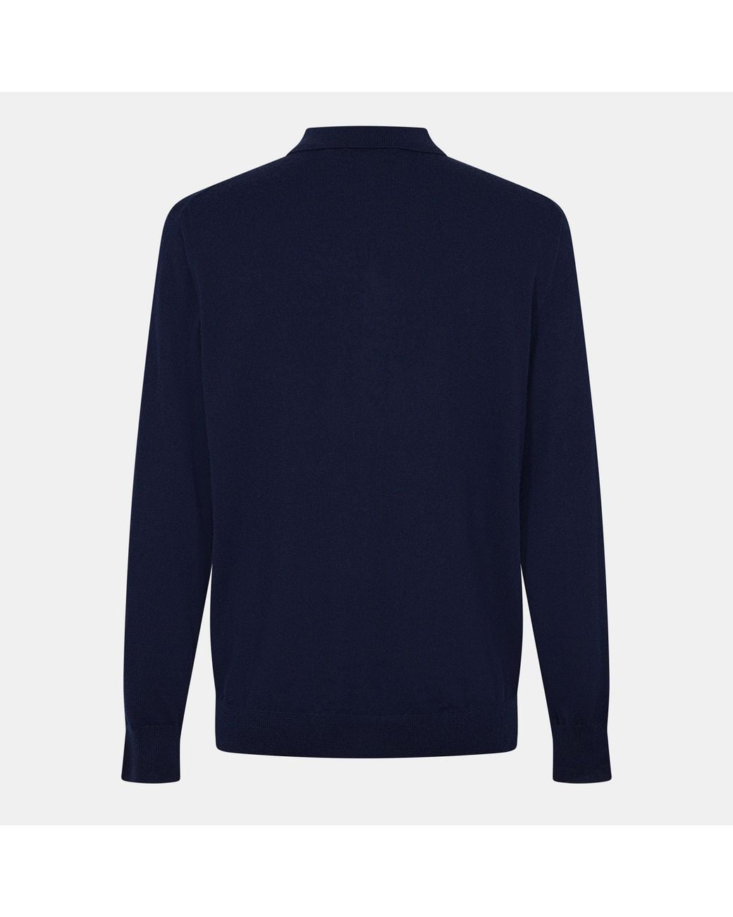 Polo Ralph Lauren Blue Long-Sleeve Knit Polo for men