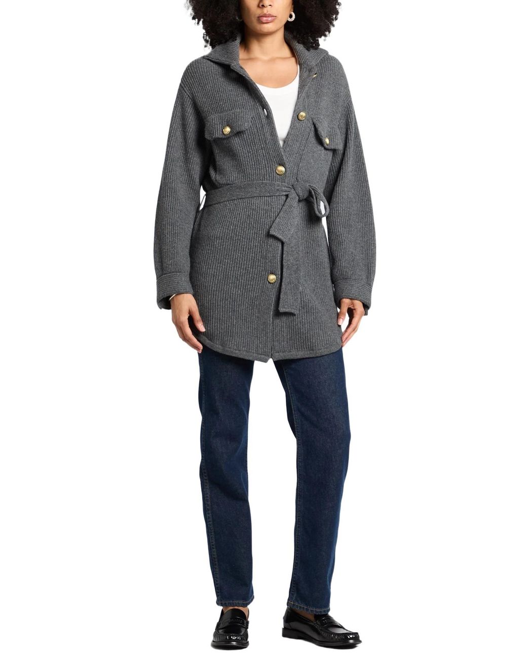 Brunello Cucinelli Gray Mediumweight Knit Jacket
