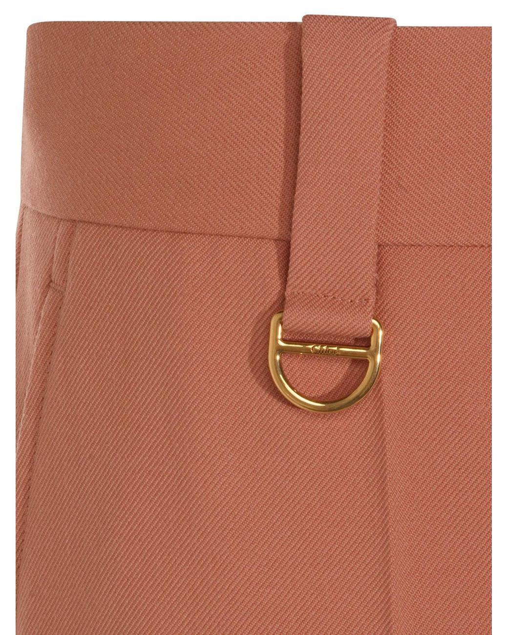 Chloé Pink Chloé Flared Bootcut Trousers