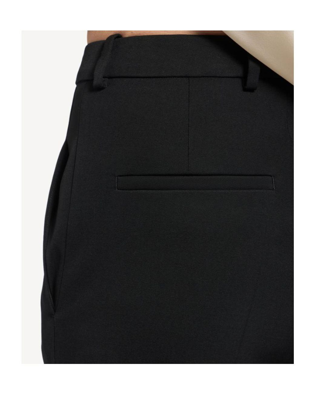 Balenciaga Black High Waist Slim Pants