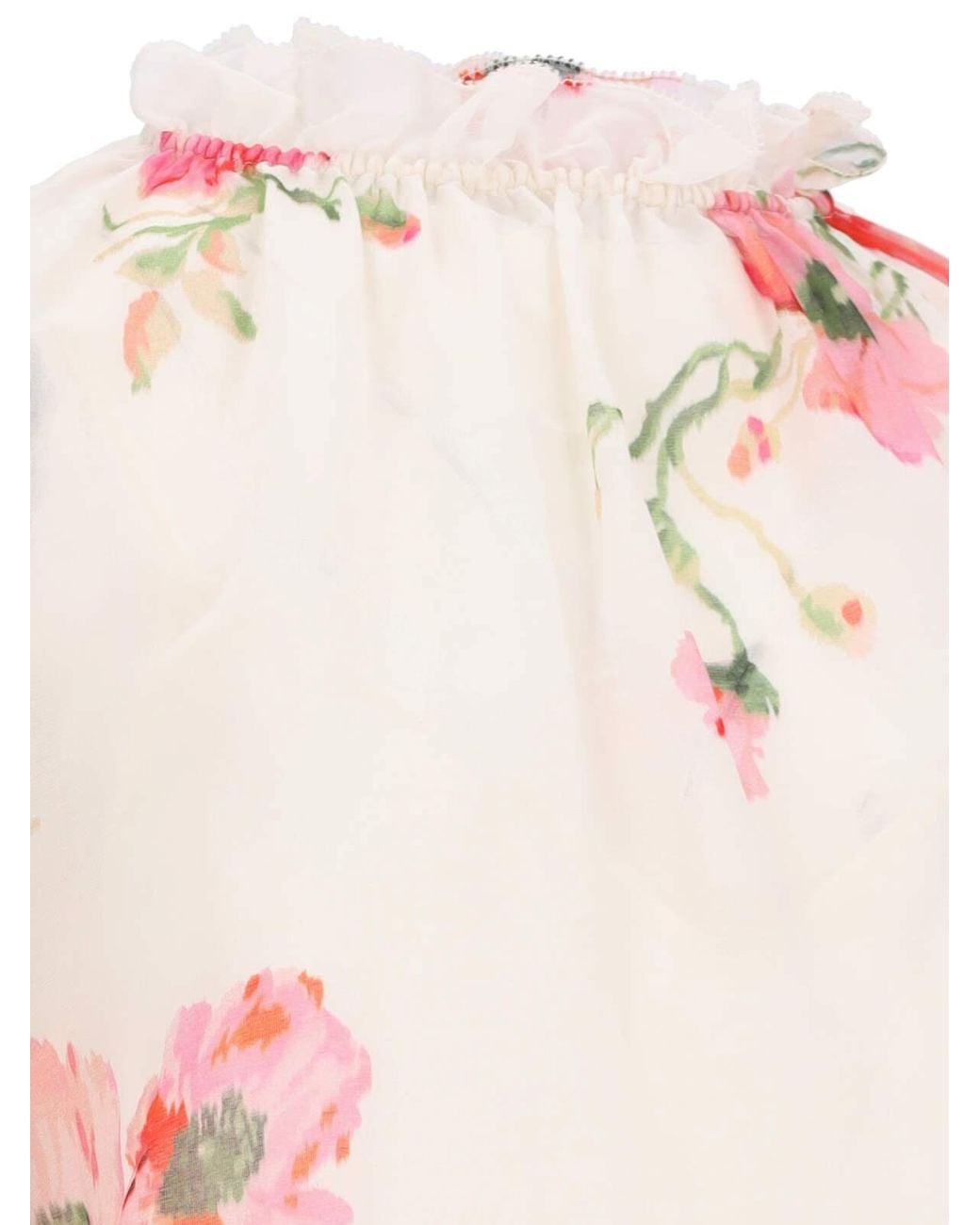 Zimmermann Pink Lightburst Billow Blouse
