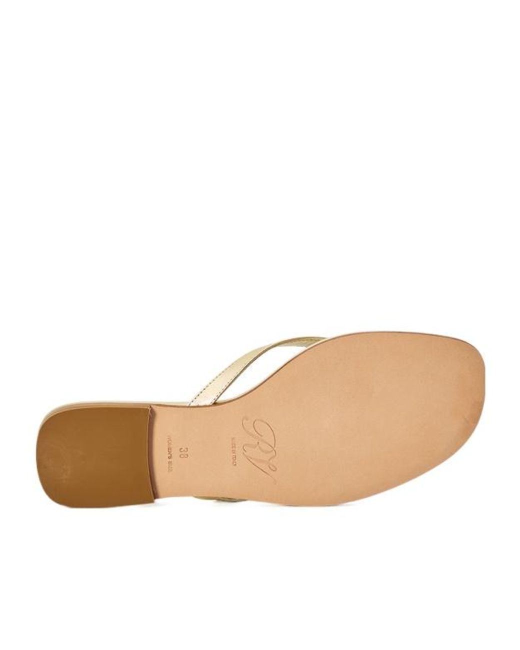 Roger Vivier White Embellished Thong Strap Sandals