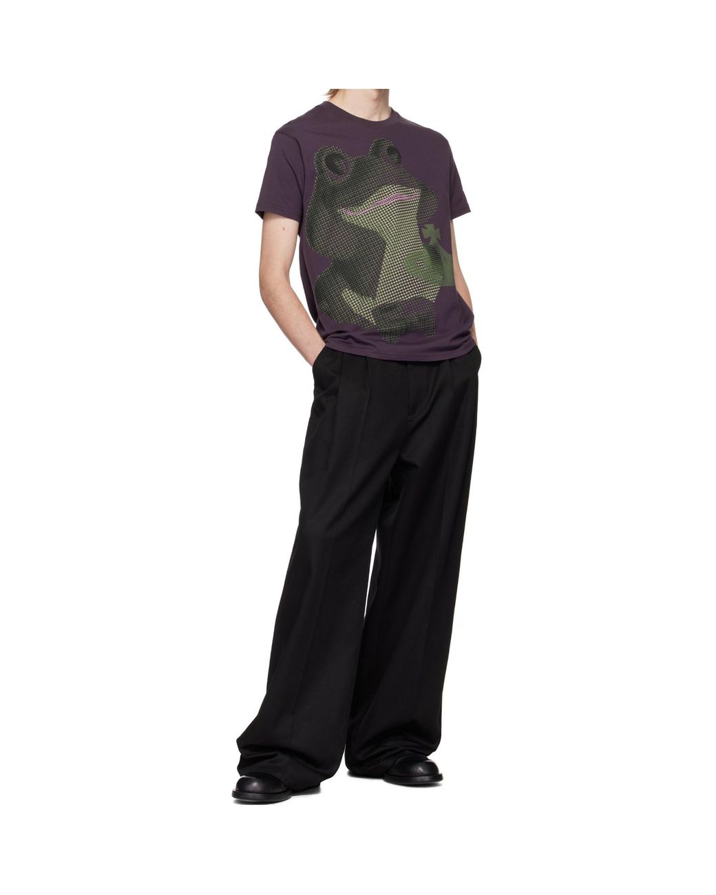 Vivienne Westwood Gray Graphic-Print T-Shirt for men