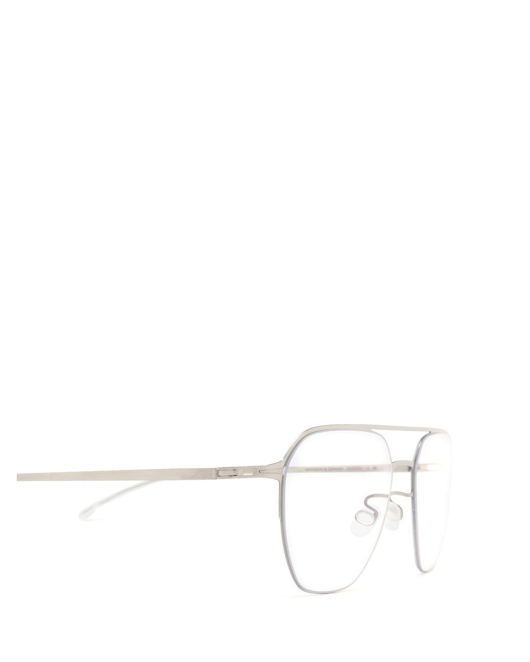 Mykita White Imba Aviator Frame Glasses for men