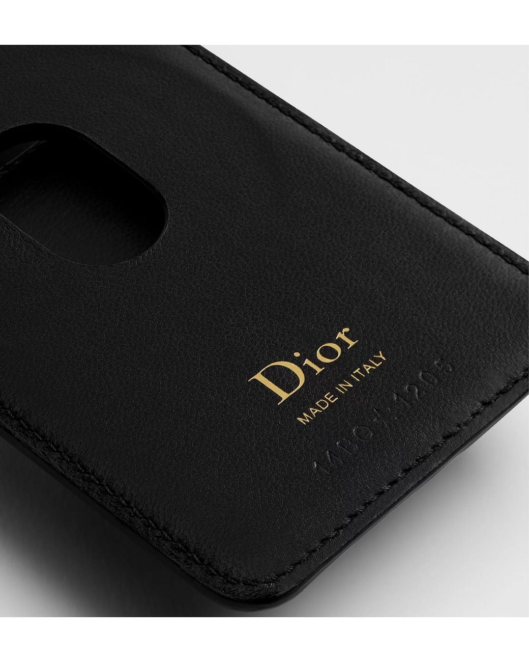 Dior Black Lady Magnetic Card Holder