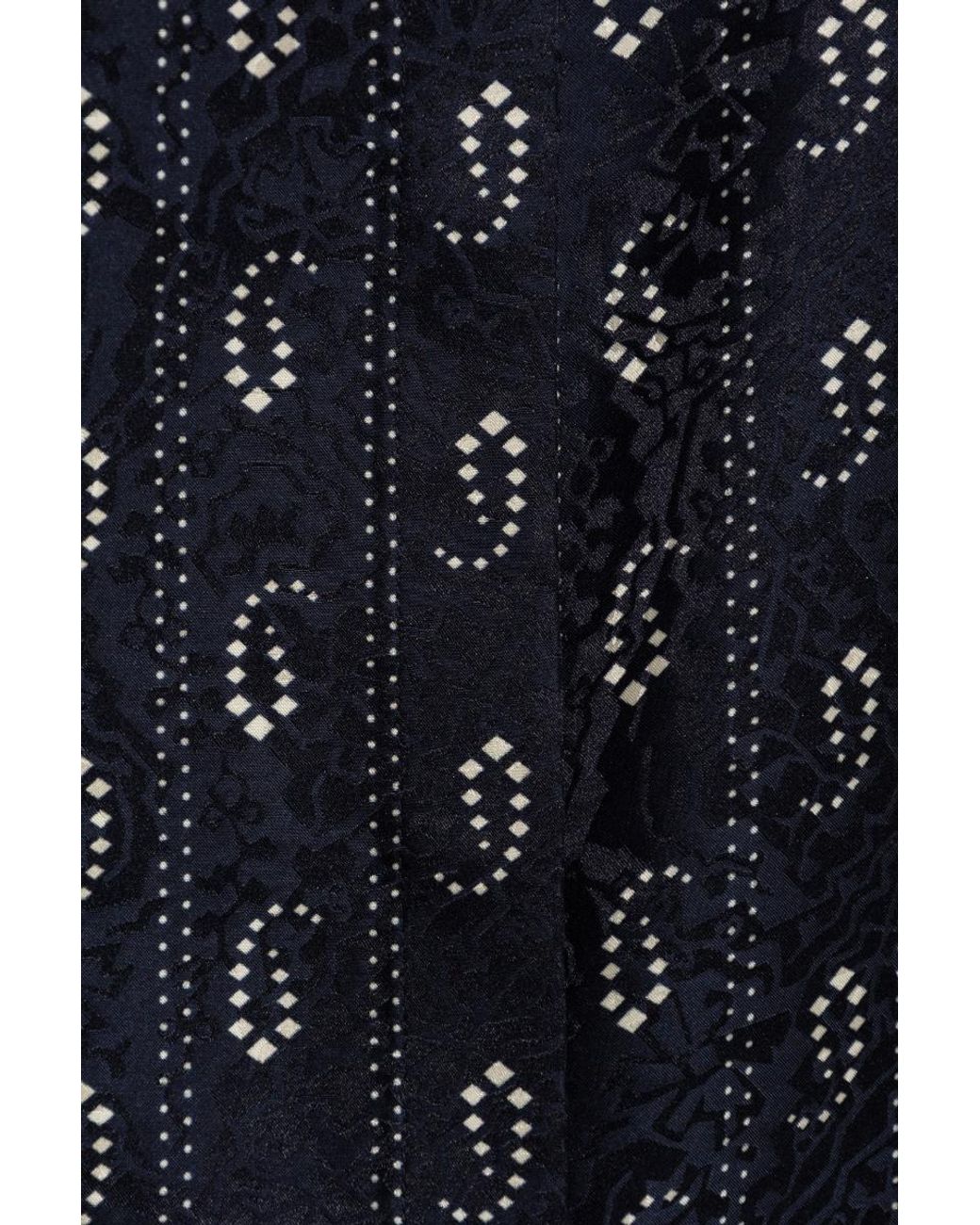 Tory Burch Blue Patterned Shirt