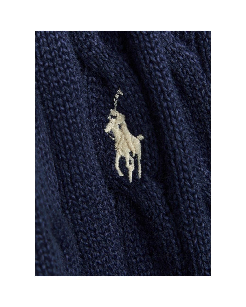 Polo Ralph Lauren Blue Cotton Hooded Sweatshirt for men