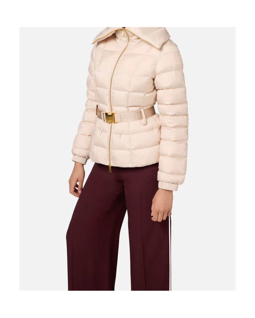 Elisabetta Franchi Natural Winter Jackets
