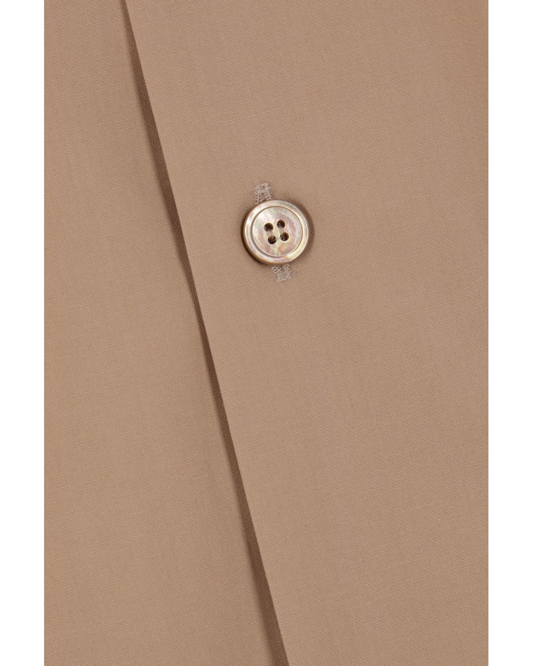 Gucci Natural Embossed Long-Sleeve Poplin Shirt for men