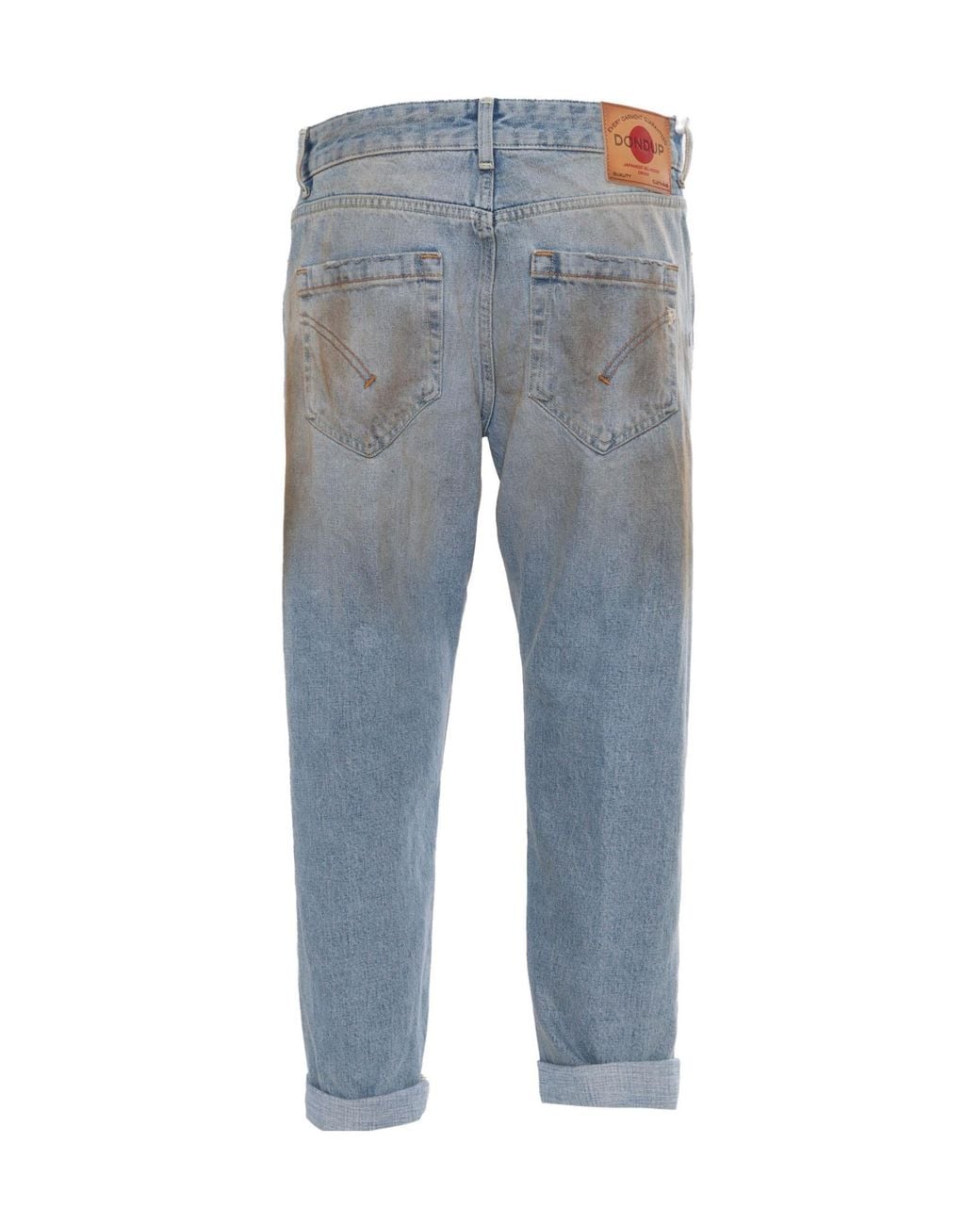 Dondup Blue Koons Tapered Distressed Jeans