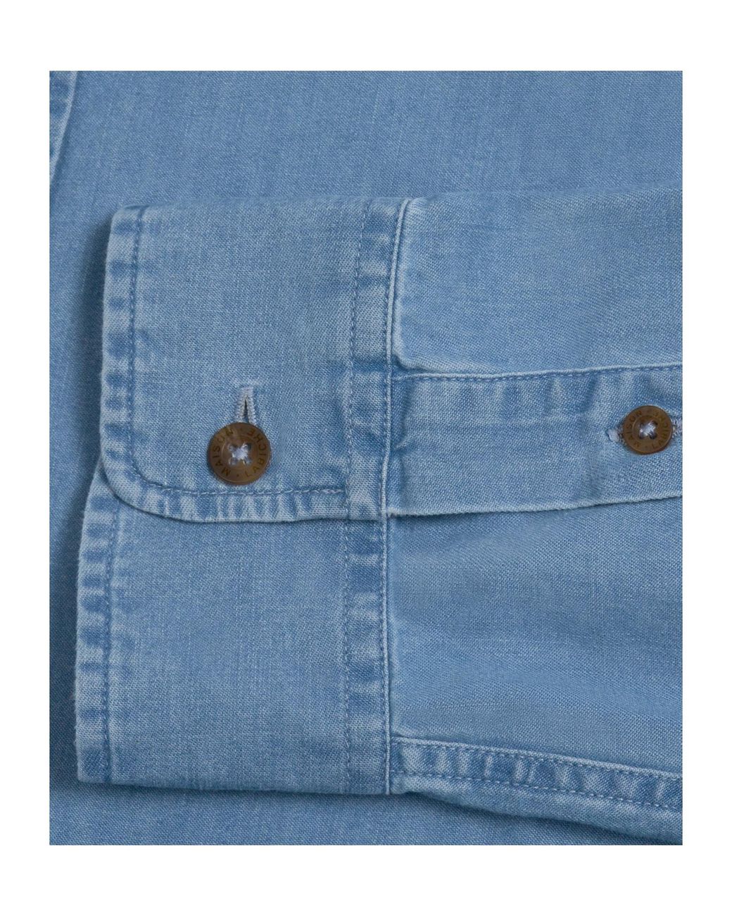 Maison Labiche Blue Malesherbes New Wave Shirt for men
