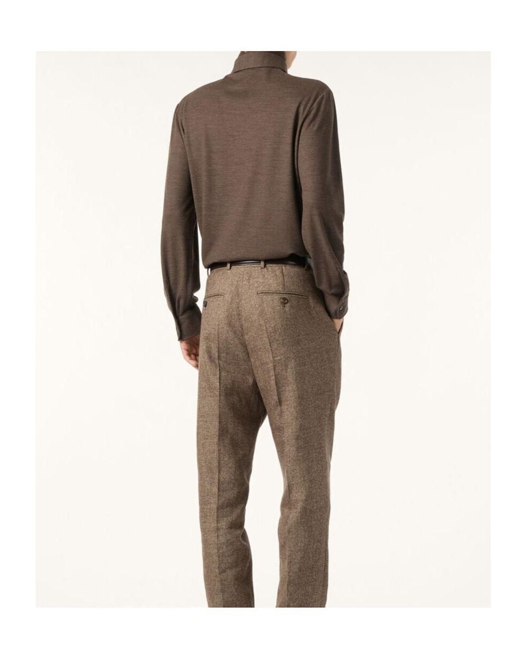 Loro Piana Brown Colmegna Polo Shirt for men