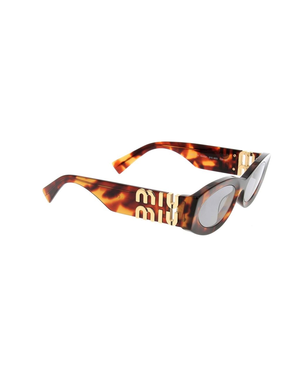 Miu Miu Black Eyewear Oval-Frame Sunglasses