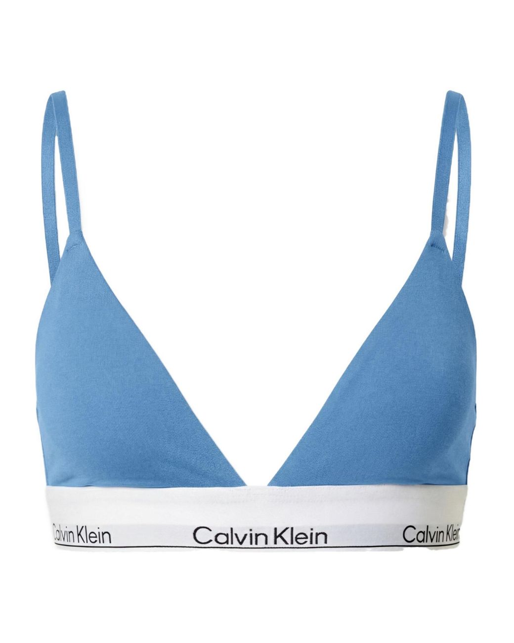 Calvin Klein Blue Triangle Bra