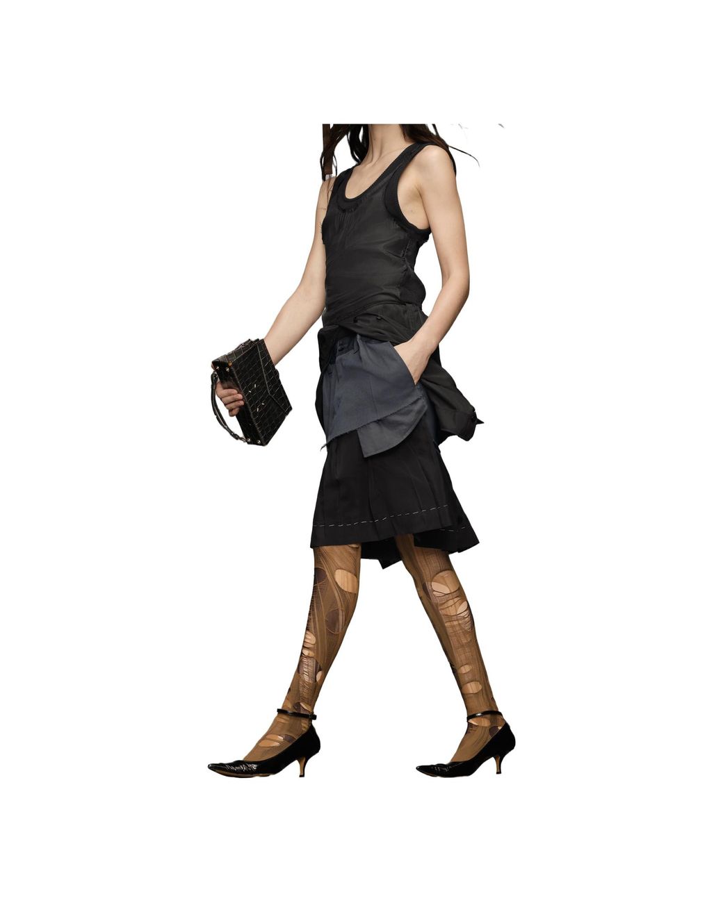 Maison Margiela Anonymity Of The Lining Dress in Black | Lyst