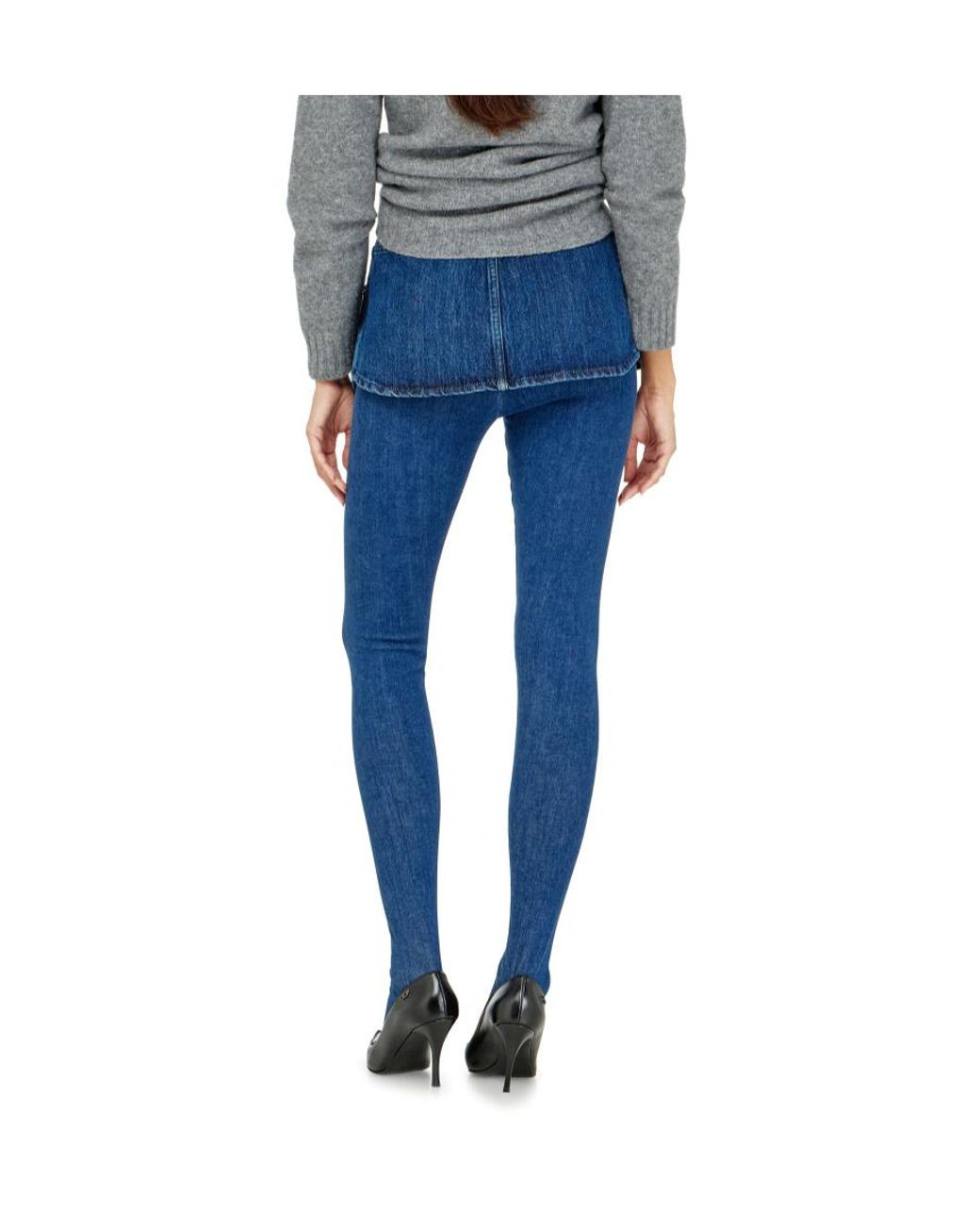 DIESEL Blue D-Spika Regular Waist Skinny Jeans