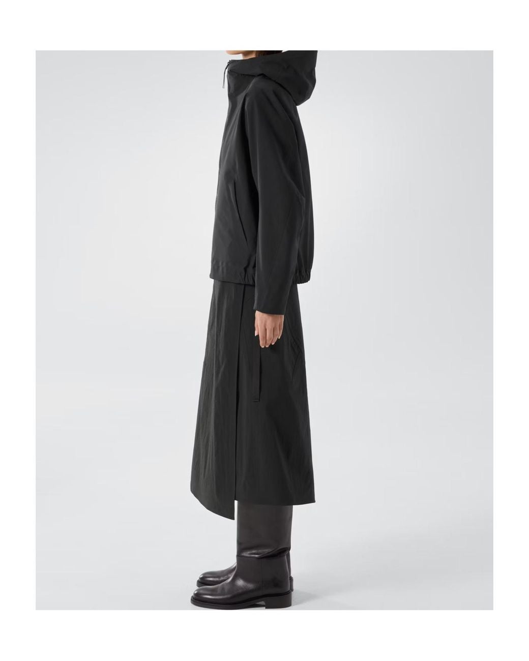 Veilance Black Asset Sl Hooded Jacket