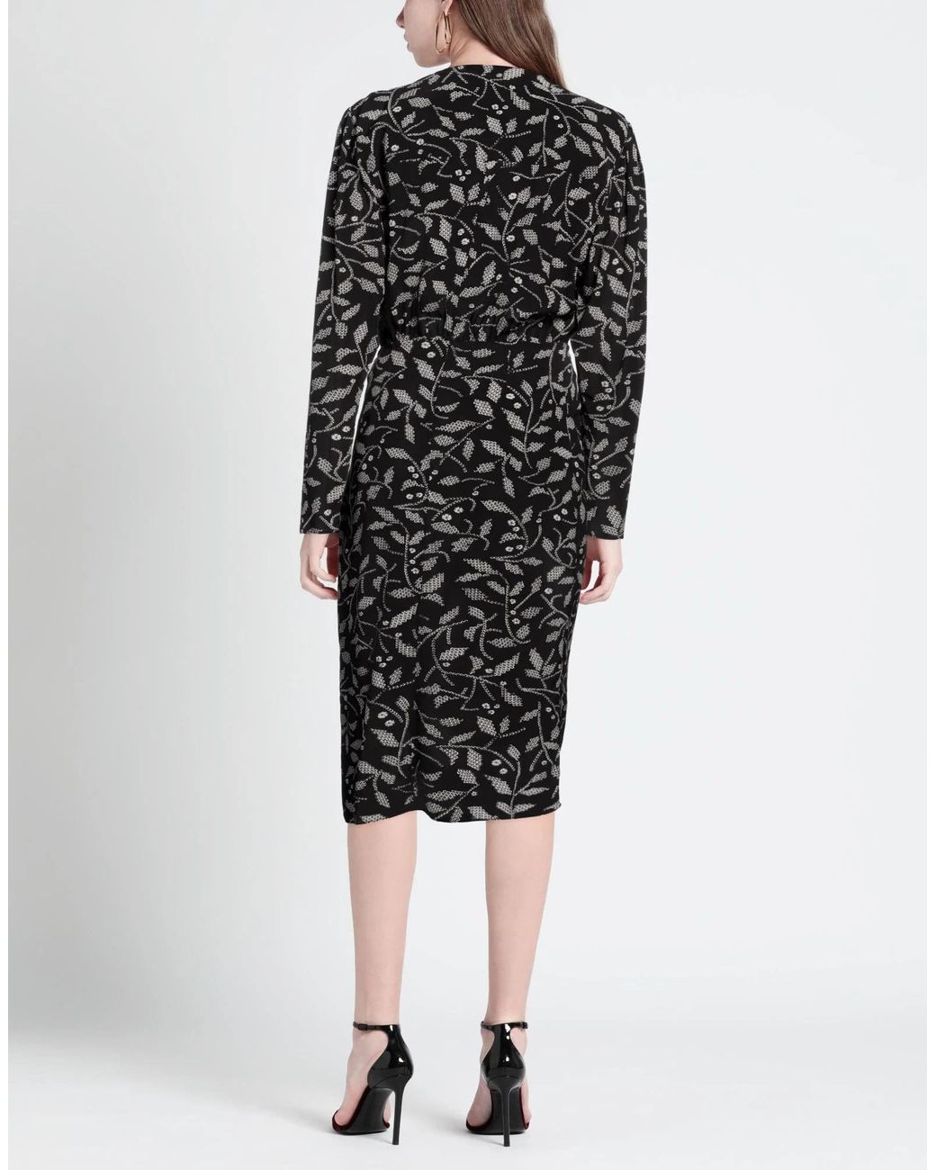 Isabel Marant Black Two-Tone Knit Dress