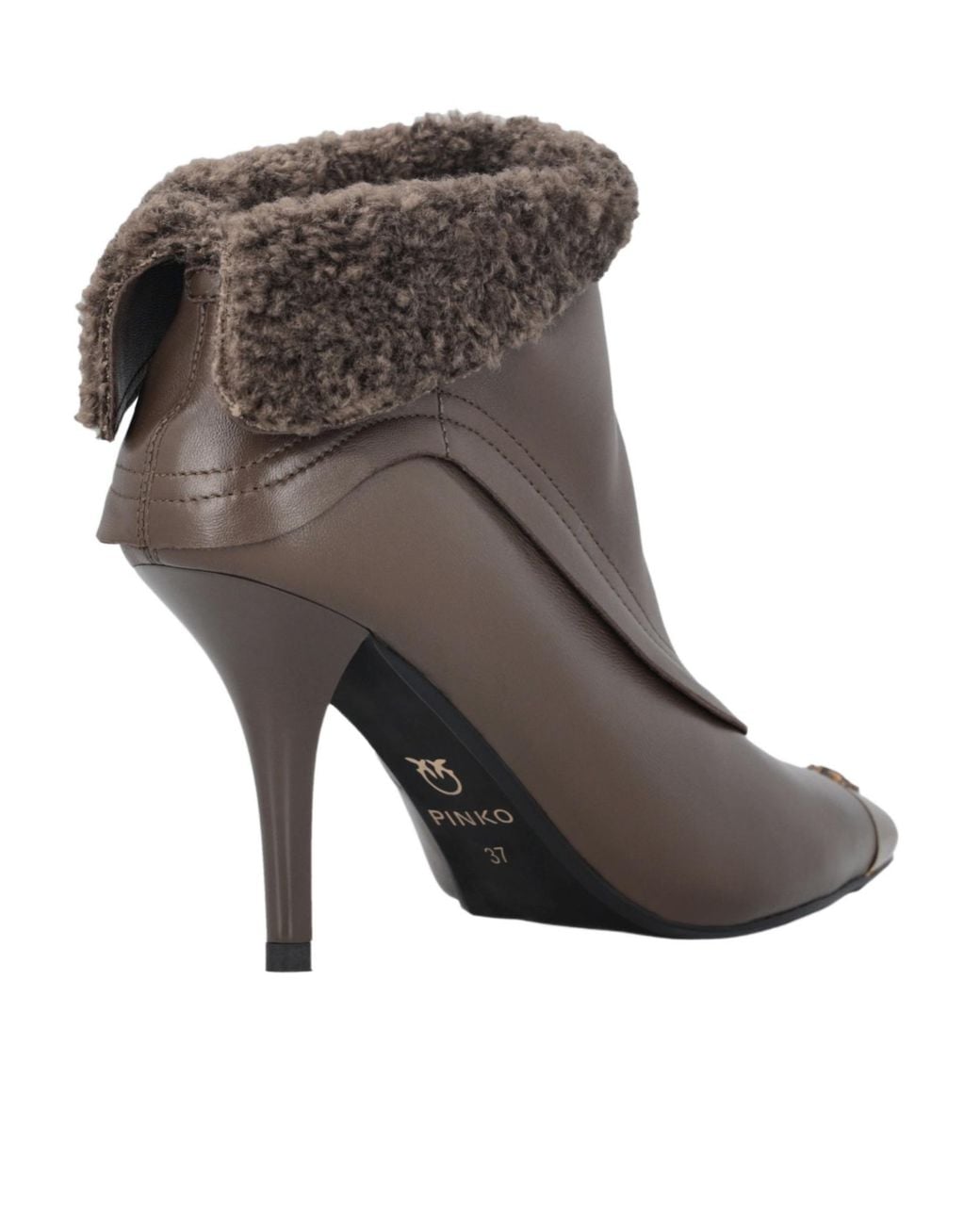 Pinko Brown 70Mm Lucy 25 Boots