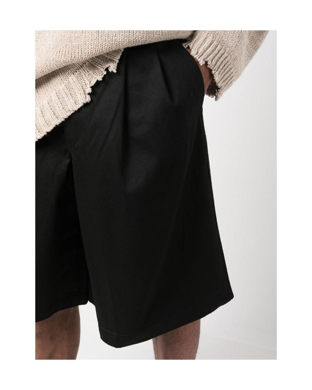 Comme des Garçons Black Logo Shorts for men