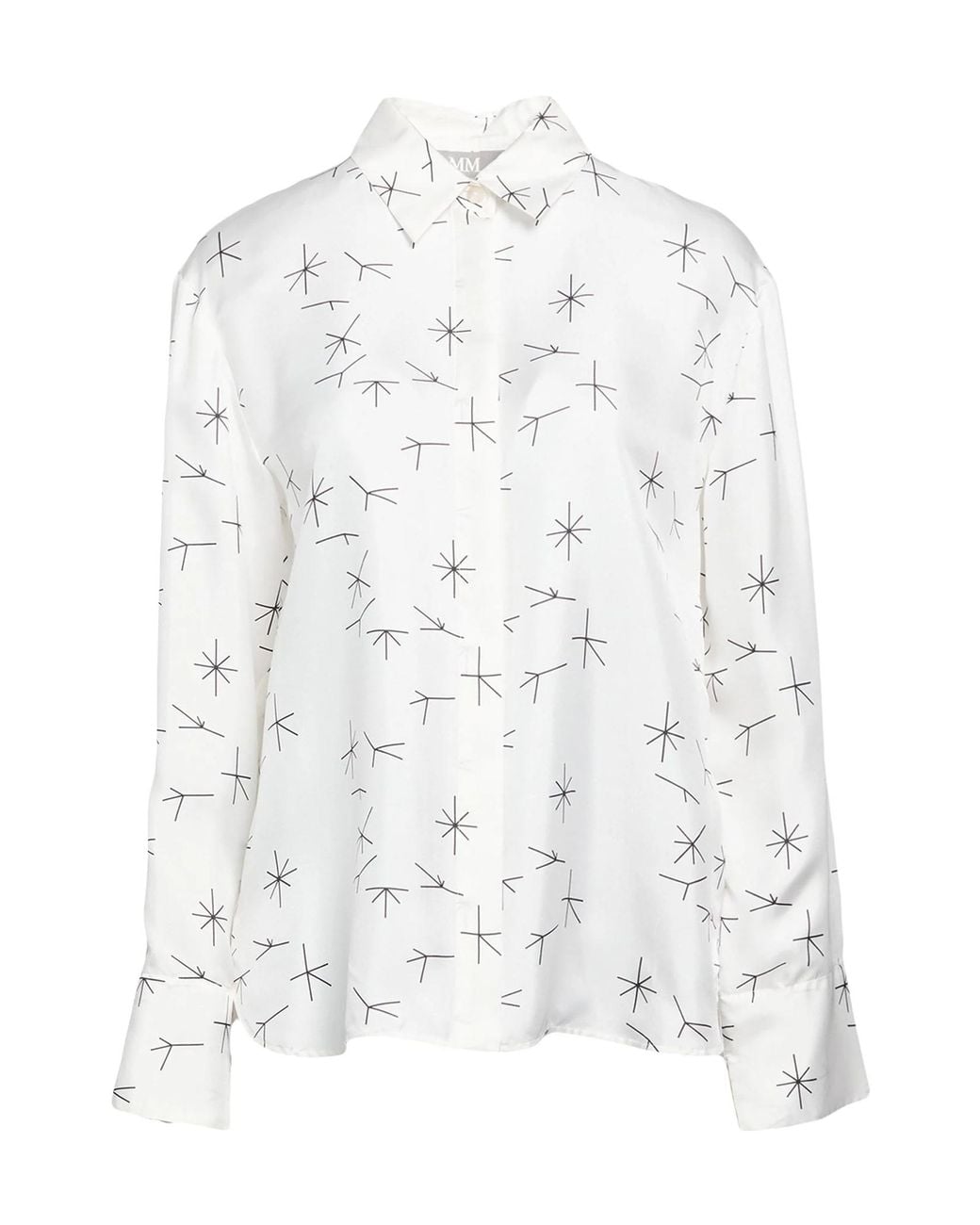 Max Mara White Silk Shirts Blouses