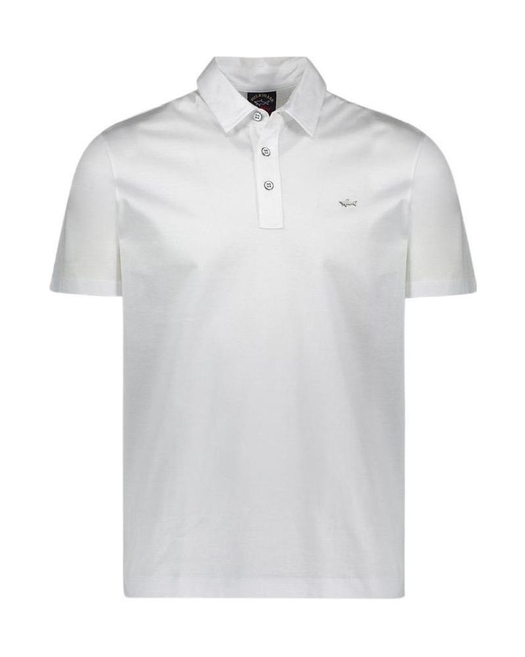 Paul & Shark White 'Save The Sea' Polo Shirt for men