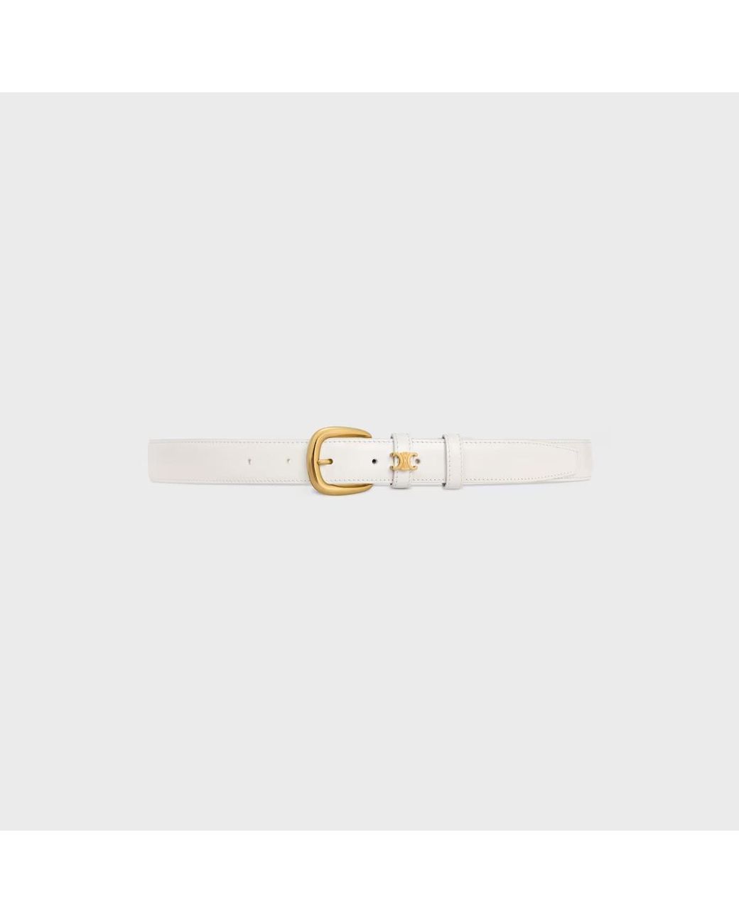 Céline White Vivienne Belt 25