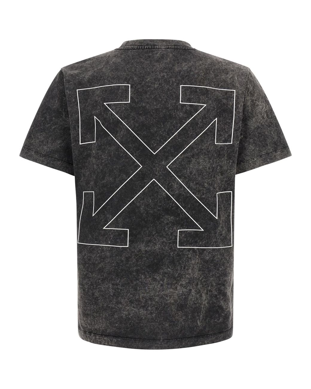 Off-White c/o Virgil Abloh Black Outline Arrow Crewneck T-Shirt for men