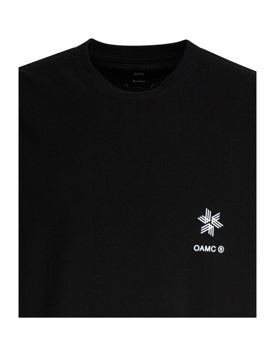 Goldwin Black Logo Graphic T-Shirt for men