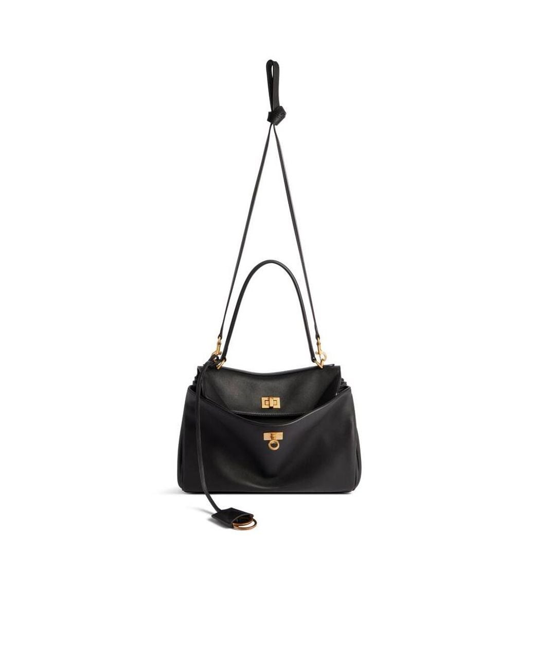 Balenciaga Black Rodeo Small Top Handle Bag