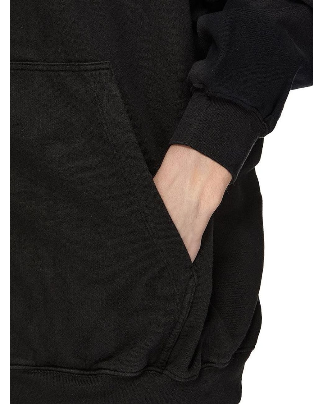 Rick Owens Black Mountain Hun Zip Hoodie for men