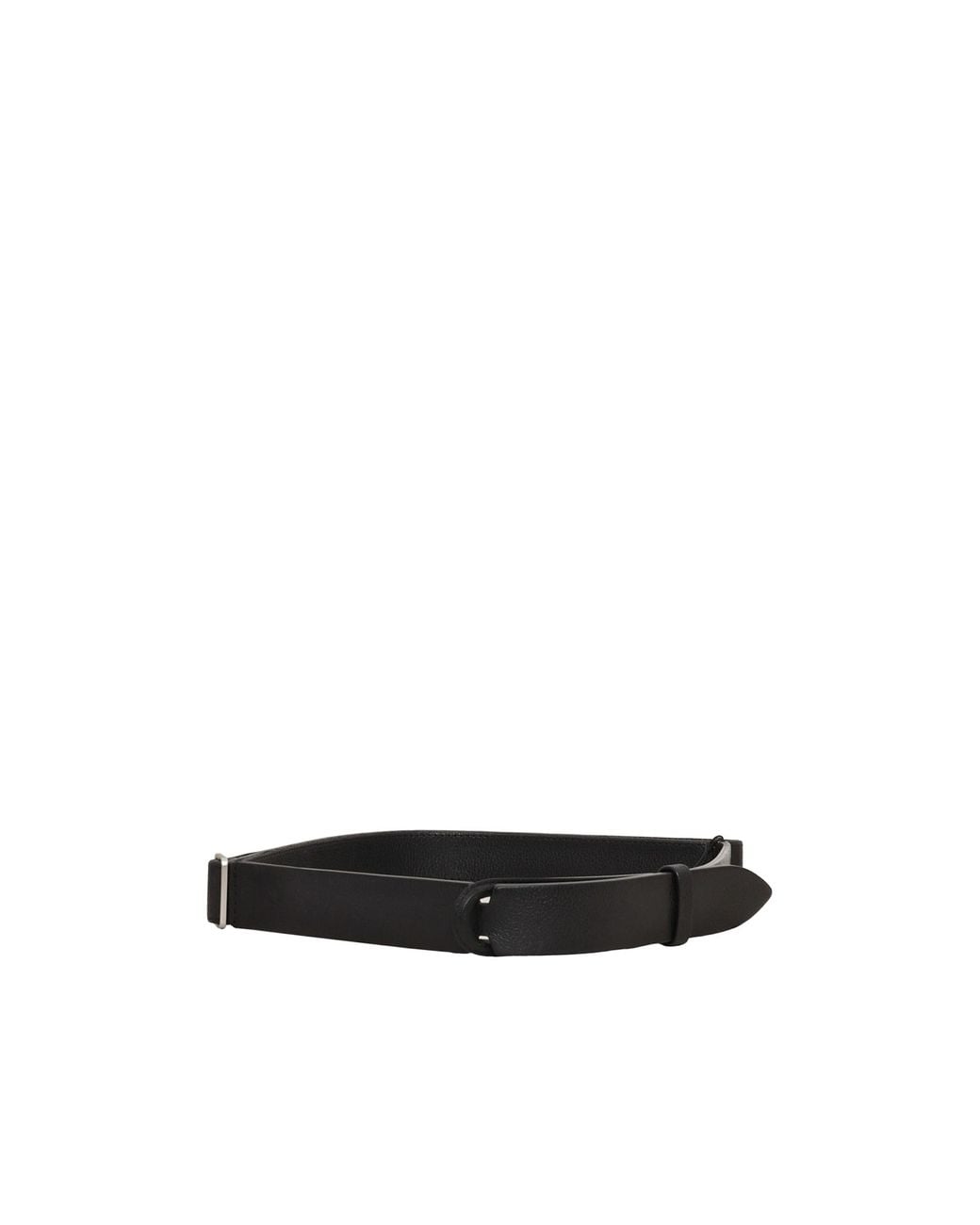 Orciani White Chevrette Nobuckle Belt for men