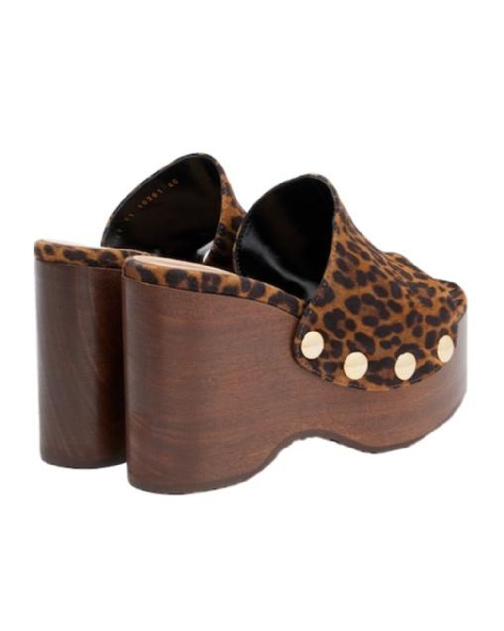 Gianvito Rossi Brown Ardéa Leopard-Print Suede Wedge Mules