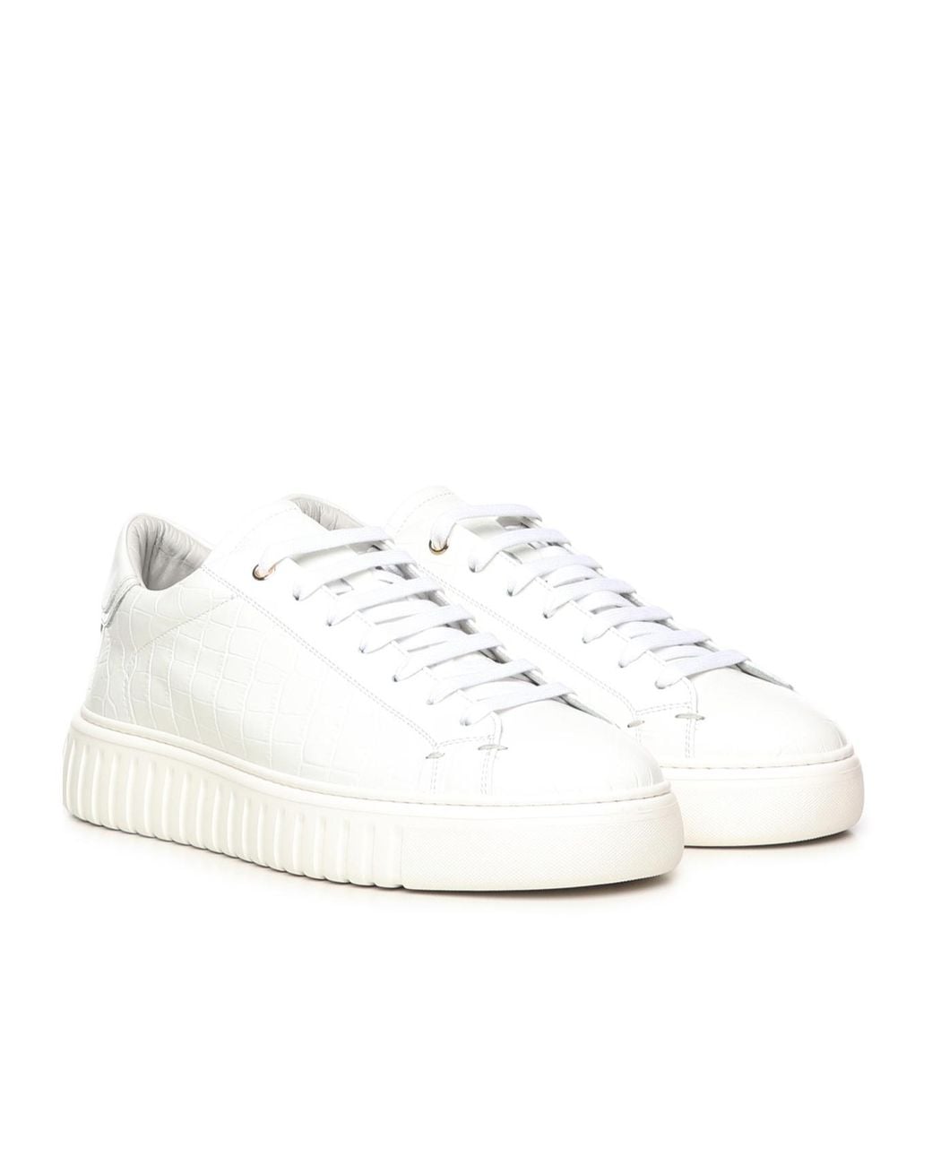 Giuliano Galiano White Mars Low-Top Sneakers for men