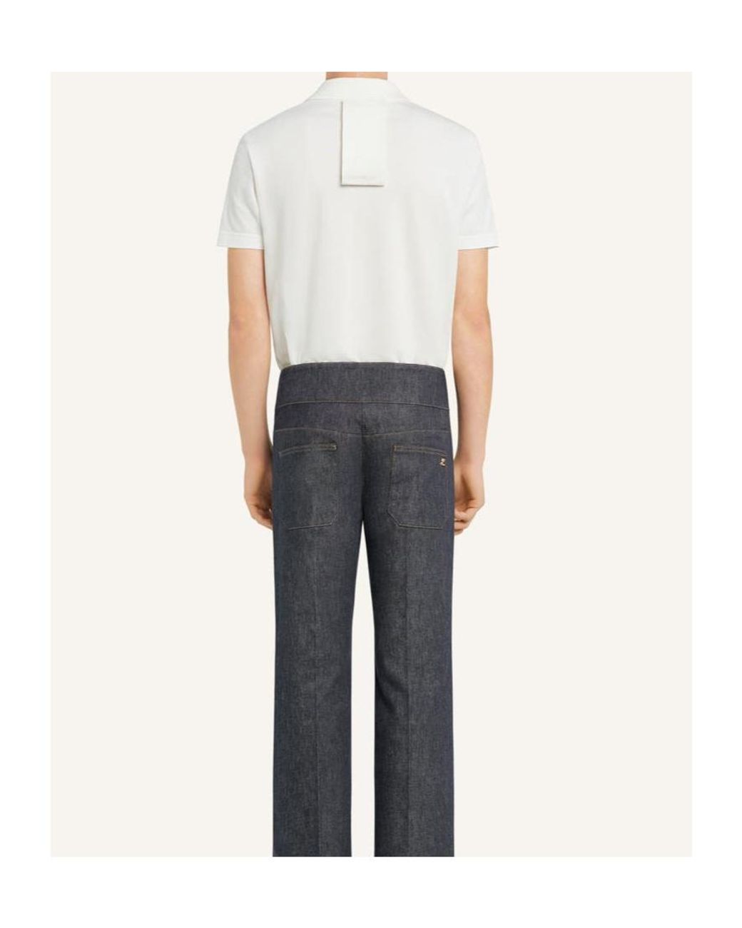 Courreges White Courrèges Logo Embroidered Polo Shirt for men