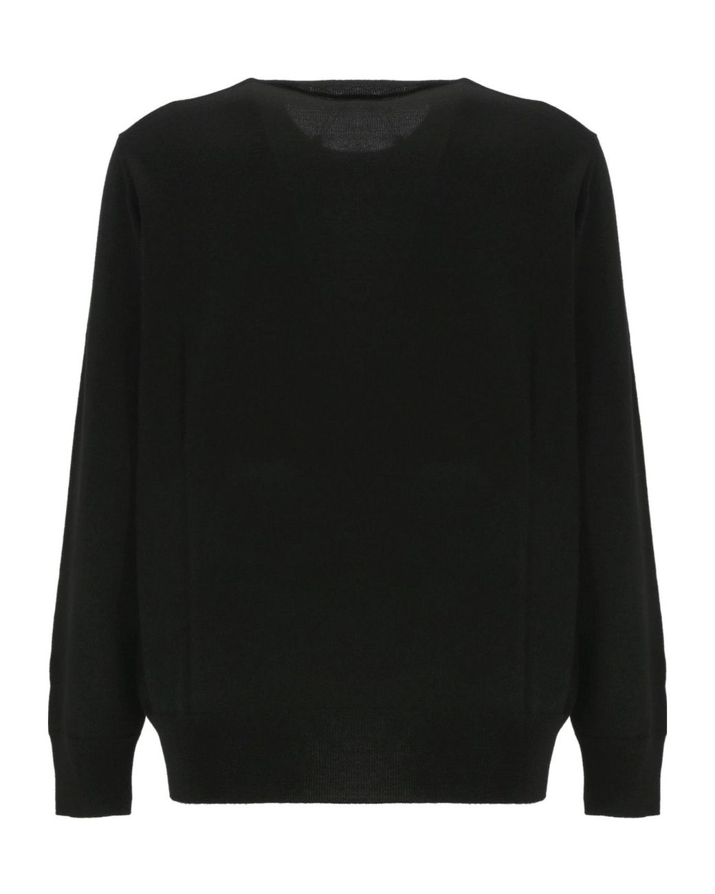 Etro Black Pegaso Embroidered Crewneck Jumper for men