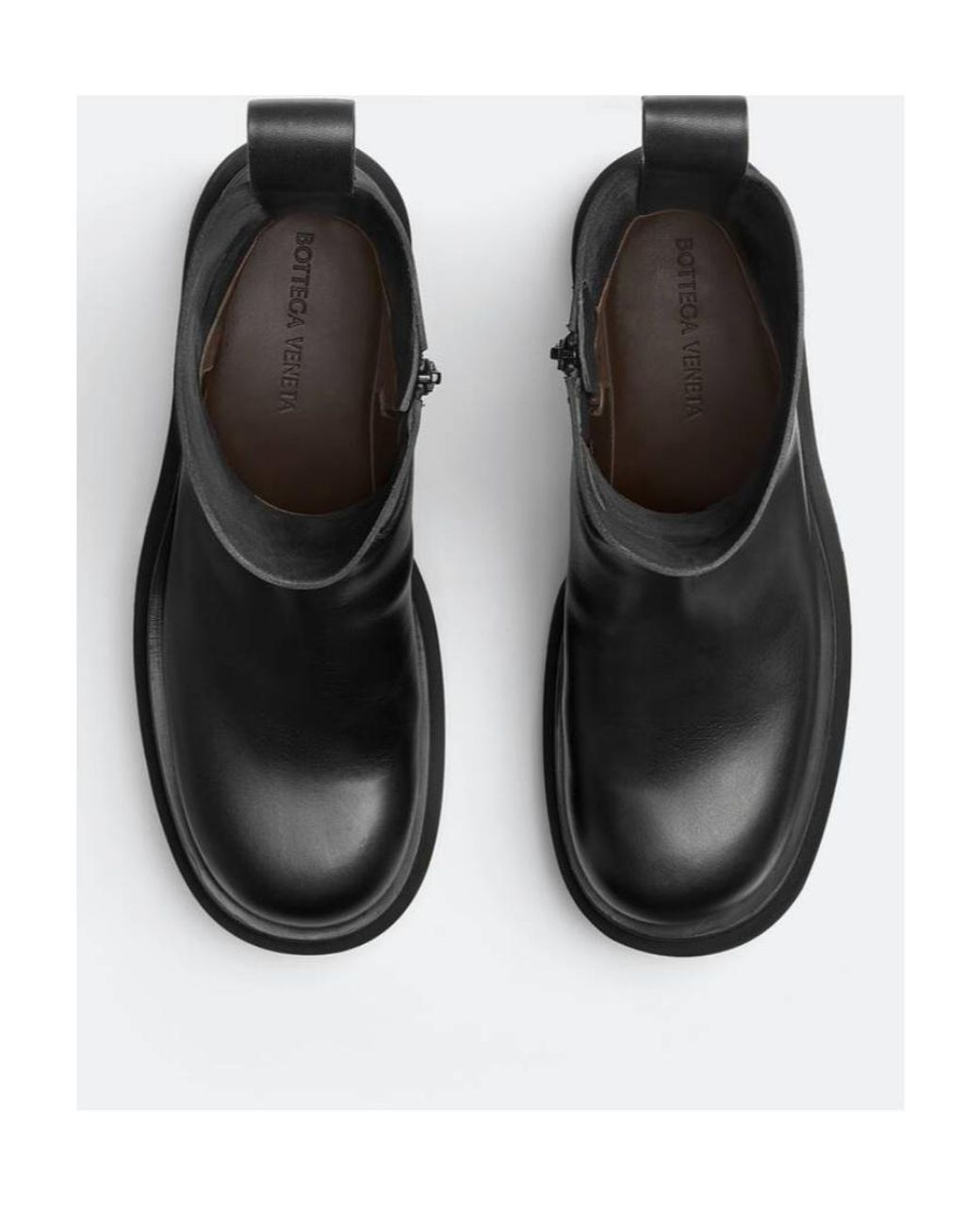 Bottega Veneta Black Lug Boots for men