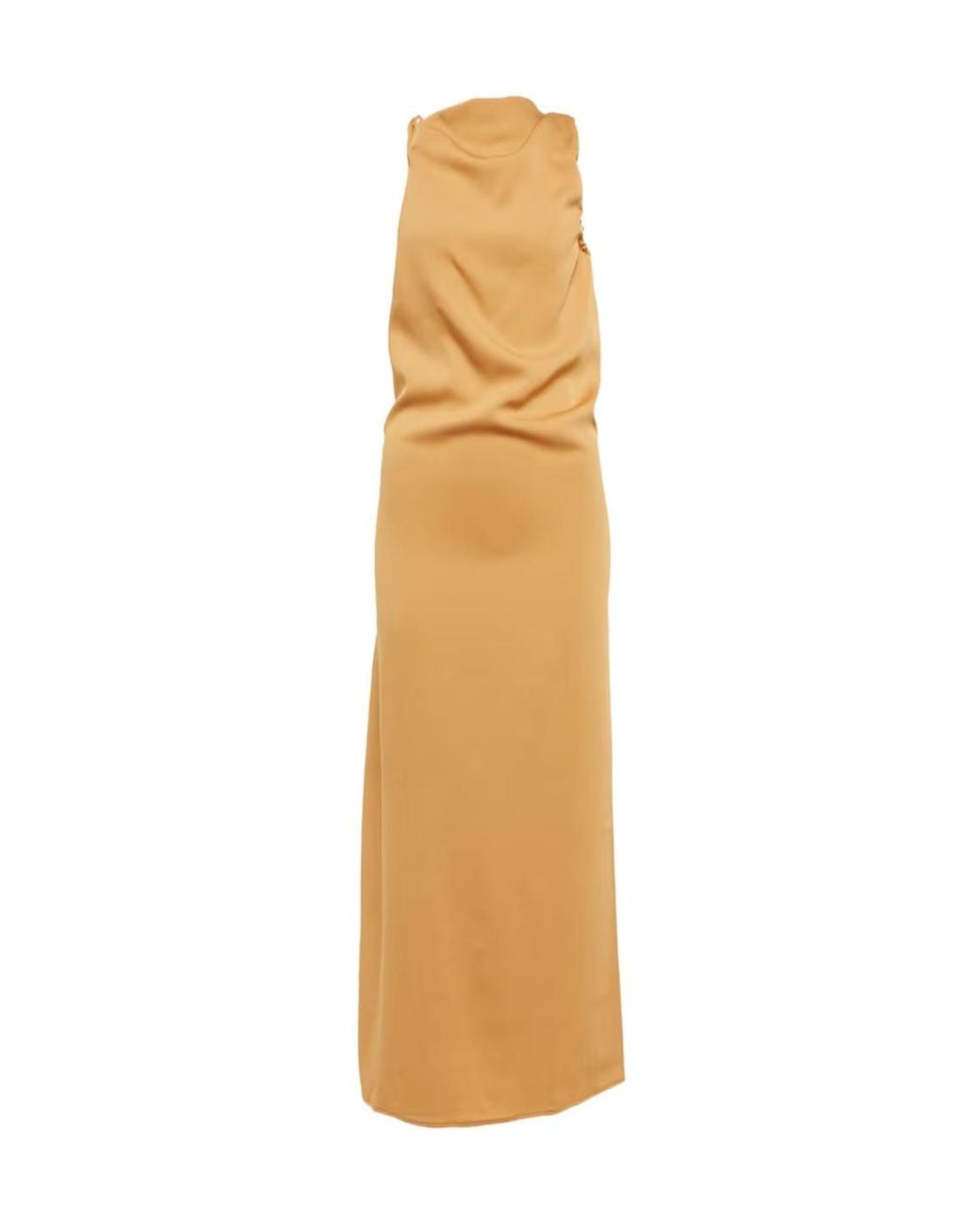 Christopher Esber Metallic Asymmetrical Design Dress